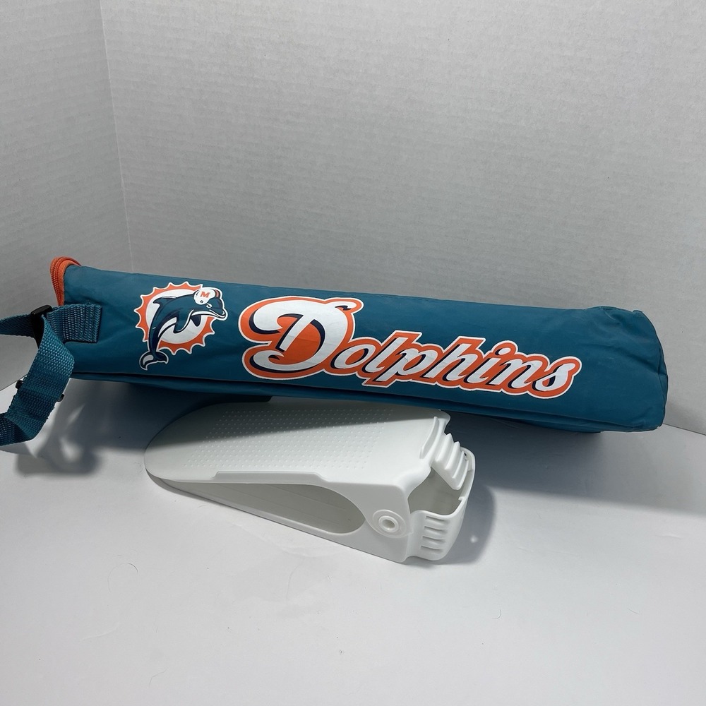 Vintage Miami Dolphins Caddy Cooler NFL Golf Bag Can Cooler Rare